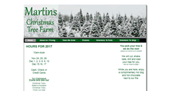 Desktop Screenshot of martinschristmastreefarm.com